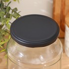 Крышка матовая ТО-82 мм, металл, упаковка 20 шт, цвет чёрный 9156277