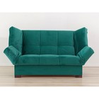 Прямой диван «Джакарта», механизм клик-кляк, велюр, цвет зелёный - фото 7946258