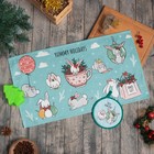 Набор подарочный Этель Yummy holidays МИКС: кухонное полотенце, прихватка, силикон. форма 7895715 - фото 7218013