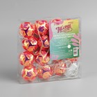 Гирлянда «Нить» 4.5 м с насадками «Цветочные шары», IP20, прозрачная нить, 15 LED, свечение белое, 220 В 7867295