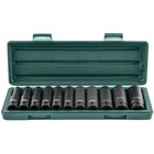Набор торцевых головок ударных удлиненных Jonnesway S03AD4111S, 1/2"DR, 10-24 мм 9225703 - фото 114437