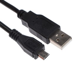 Кабель Mirex (13700-AMICR10B), microUSB   - USB, 1 м, черный
