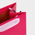 Пакет под бутылку «С 8 марта!», 13 × 36 × 10 см 7887426