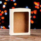 Упаковка для продуктов с окном, белая, 21 х 15 х 5 см 7908933