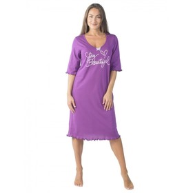 Ночная сорочка Stay beautiful, размер 54, цвет фиолетовый