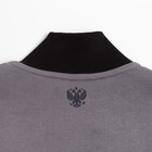 Толстовка на молнии President, размер XS, цвет серый - фото 41164