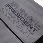 Толстовка на молнии President, размер XS, цвет серый - фото 41162