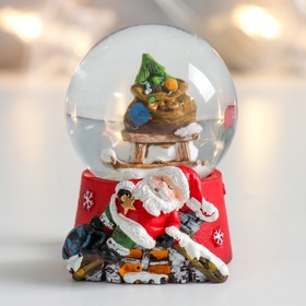 {{photo.Alt || photo.Description || 'Стеклянный шар &quot;Санки с подарками и спящий Дед Мороз&quot; 4,5х4,5х6,5 см'}}