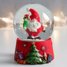 {{photo.Alt || photo.Description || 'Стеклянный шар &quot;Дед Мороз с носком подарков&quot; 7х6,7х8,8 см'}}