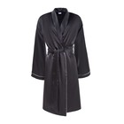 Халат женский MINAKU: Light touch цвет черный, р-р 50 - фото 802430275