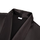 Халат женский MINAKU: Light touch цвет черный, р-р 50 - фото 802430276