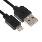 Кабель Krutoff Classic, Lightning - USB, 1.5 А, 1 м, TPE  покрытие, черный 9212391 - фото 5555110