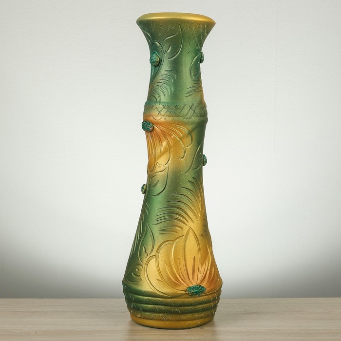 Две новые вазы. Напольная ваза зеленая. Ваза напольная салатовый. Ваза напольная керамическая зеленая. Зеленые вазы.