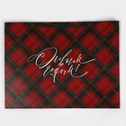 Пакет ламинированный горизонтальный «Клетка», XXL 46 х 61 х 20 см 7724332