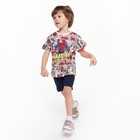 Шорты детские, цвет тёмно-синий, рост 122 см - фото 802782654