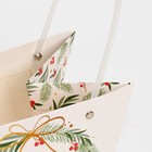 Пакет влагостойкий для цветов «Новогодняя пора», 20 х 12 х 20 см 7705513