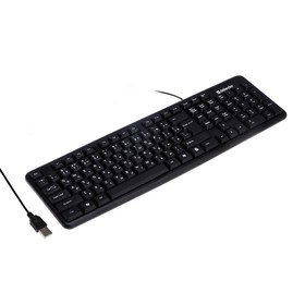 Клавиатура Defender Element HB-520, проводная, мембранная, 104 клавиш, USB, чёрная
