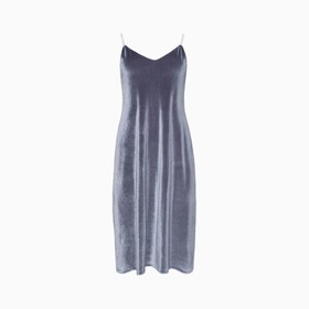 Платье женское, цвет серебро, размер 44