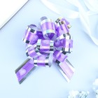 Бант-шар №3,2 "Воздушные сердца", цвет фиолетовом - фото 6548422