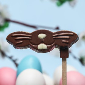 Фигура из молочного шоколада "Усы зайца на палочке" , 24 г
