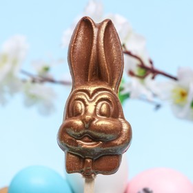 Фигура из молочного шоколада "Ушастый заяц на палочке" , 31 г