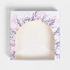 Коробка складная  «Цветы», 20 х 20 х 5 см (5 шт) - фото 802279326