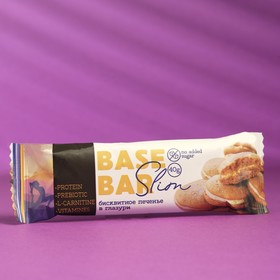{{photo.Alt || photo.Description || 'Протеиновый батончик Base Bar Slim, бисквитное печенье, 40 г'}}