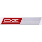 Шильдик металлопластик Skyway "OZ", наклейка, красный, 130*20 мм - фото 8307720