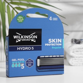 Сменные кассеты для бритья Wilkinson Sword HYDRO5 Skin Protection Regular, 5 лезвий, 4 шт.