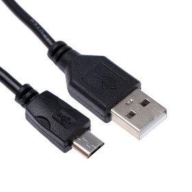 Кабель OXION, microUSB - USB, 0.8 м, черный