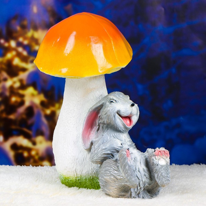 Копилка "Заяц Веселый под грибом" разноцветный, 45см - фото 4901362