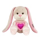 Мягкая игрушка «Зайка с розовым сердцем», 25 см - фото 5659171