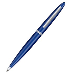 Ручка шариковая PIERRE CARDIN CAPRE, корпус латунь и лак, отделка сталь и хром, узел 1.0 мм, чернила синие, синяя