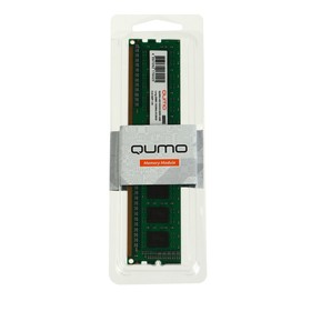 Память DDR3 QUMO QUM3U-4G1333C9, 4Гб, 1333 МГц, PC-10660, DIMM