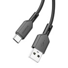 Кабель Borofone BX70, Type-C - USB, 3 А, 1 м чёрный 9236966 - фото 6952117