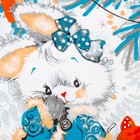 Полотенце 35х60 см, Рождественскай прогулка, вафля, 160г/м2, хлопок 100% - фото 802291381