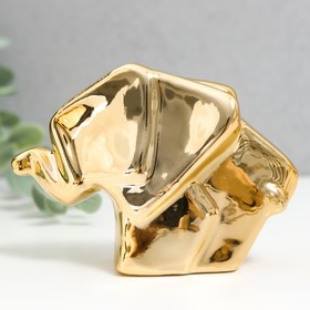 Сувенир керамика "Слоник" золото 6,5х9х3 см в Донецке