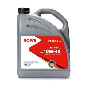 Масло моторное Rowe 10/40 Essential A3/B4, SL/CF, синтетическое, 5 л 9259886