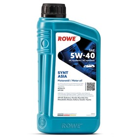 Масло моторное ROWE HIGHTEC SYNT ASIA SAE 5W-40 NEW ACEA C3, API SN/CF, 1 л 9259952