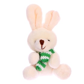 Мягкая игрушка «Кролик в шарфе», на брелоке