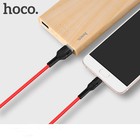 Кабель Hoco U31, microUSB - USB, 2.4 А, 1 м, нейлоновая оплетка, красный - фото 802294561
