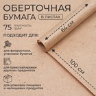 Бумага оберточная в листах,84 х 100 см 9160219 - фото 776565