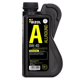 Моторное масло BIZOL Allround 0W-40 SN A3/B4, синтетическое, 1 л 9217972