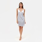 Сорочка женская MINAKU: Light touch цвет серебро, размер 46 - фото 5664177