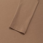 Лонгслив женский MINAKU: Basic line цвет тауп, размер 42 - фото 45440