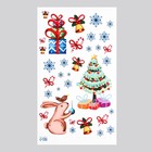 Интерьерная наклейка "Новогодний переполох" 30х50 см - фото 10911696
