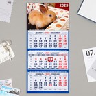 Календарь квартальный, трио "Символ Года - 11" 2023 год, 31х69см - фото 7230785