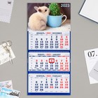 Календарь квартальный, трио "Символ Года - 16" 2023 год, 31х69см - фото 5736563