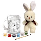 Набор Роспись кружки + мягкая игрушка «Милые котята» - фото 107880046