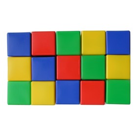 Набор кубиков, 15 элементов, 8 см